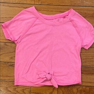 Lilly Pulitzer Pink Short Sleeve Tee with Knot